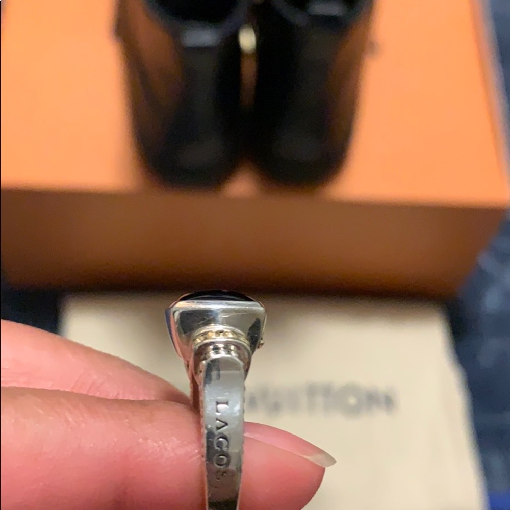 Lagos onyx ring - Picture 4 of 4